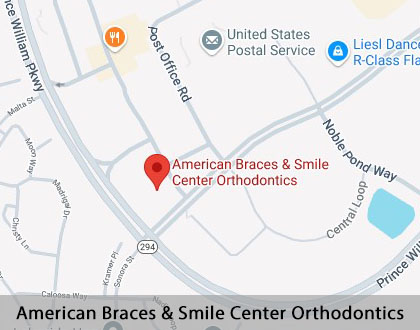 Map image for Dental Braces in Woodbridge, VA